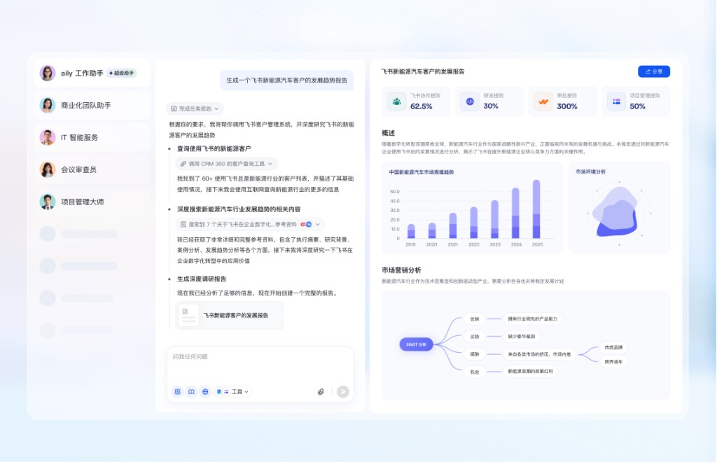 飞书网页端集成企业开放平台应用